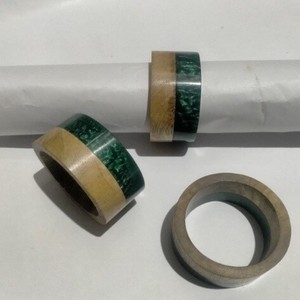 Anillo de Servilleta Redondo de Resina TIME 2 DECOR, Moderno y Duradero, Decoración para Mesa del Hogar, Bodas y Fiestas - Product Image 4