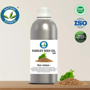 GMP Certified Parsley Seed <b>Essential</b> <b>Oil</b> (Petroselinum sativum) Steam distilled Aromatherapy Formulation <b>Oil</b> By Katyani Exports - Product Image 6