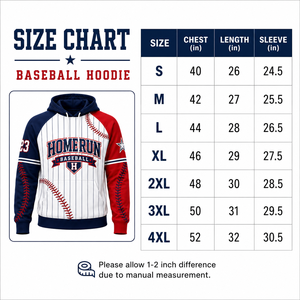 Sudadera con Capucha de los Campeones de Béisbol, Unisex, Estampado por Sublimación 23, Azul y Blanco, Ropa Deportiva para Adultos - Product Image 5