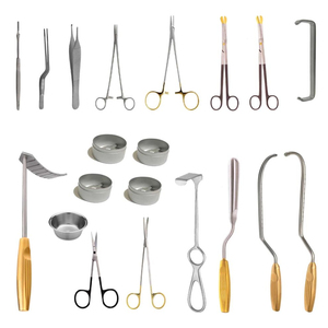ชุดเครื่องมือผ่าตัดเสริมความงามระดับพรีเมียม 21 ชิ้น สำหรับศัลยกรรมตกแต่ง ใช้ซ้ำได้ ฆ่าเชื้อได้ ผลิตจากเหล็กกล้าไร้สนิมเยอรมัน - Product Image 4