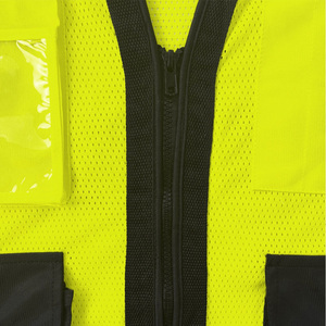 Blouson coupe-vent unisexe doré pour uniforme de garde de sécurité, idéal pour l'été, service OEM, détection d'emblèmes au dos - Product Image 5