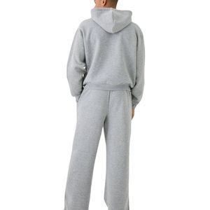 Customized Mens Stacked <b>Tracksuit</b> Streetwear Sweatsuit Two Piece Flare Jogger Pants Baggy Set Custom OEM ODM - Product Image 4