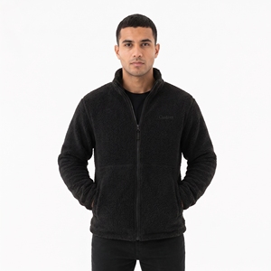 Comfortable Fit for Winter Outdoor Wear Sherpa Jacket for men Wool Men's Sherpa Jacket <b>Warm</b> <b>Fleece</b> Coat with Soft - Product Image 1