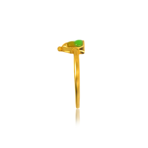 An Ombre Bell <b>Kids</b> Gold <b>Ring</b> The Verdant Halo of Eternal Grace Sovereign Enchantment of the Sunlit Arc The Gilded Ember Circlet - Product Image 3