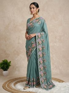 Matka Silk Saree Royal matka Silk Saree ชุดผ้าส่าหรีแบบดั้งเดิม - Product Image 1