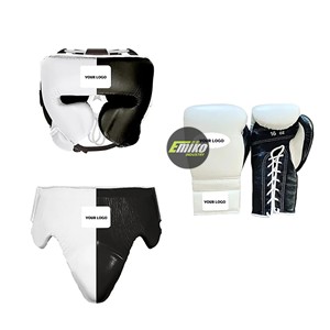 Ensemble de boxe : Gants, protège-guêtres, protège-tête – Équipement d'entraînement de boxe et protection sportive pour hommes et femmes, idéal pour la pratique et l'exercice - Product Image 1