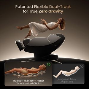 Fauteuil de massage pliable zéro gravité avec technologie de pression d'air, couverture corporelle complète, design moderne pour usage au bureau - Product Image 2