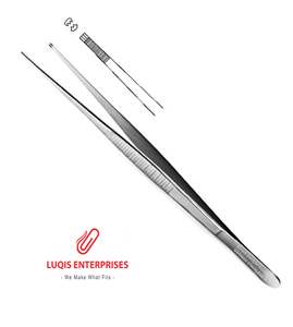 Pinzas Quirúrgicas Adlerkreutz de Mandíbula Estrecha 2x3 Dientes, Pinzas de Pulgar de Acero Inoxidable, Instrumento Médico - Product Image 4