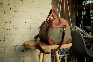 2026 Newest Arrival <b>Leather</b> <b>Duffle</b> <b>Bag</b> Top Handle Buckle Zipper Closure Capacity Travel Daypack <b>Leather</b> <b>Duffle</b> <b>Bag</b> Unisex - Product Image 2