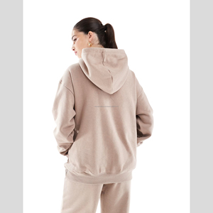 Venta al por mayor de alta calidad de los hombres de la vendimia pesada 500gsm pulóver de peso pesado de algodón de gran tamaño liso personalizado de los hombres y pantalones sudaderas con capucha - Product Image 3