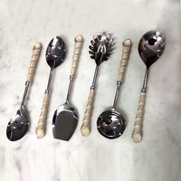 Royal Western Style Twister Handvat RVS Eco-vriendelijke Messing Keuken Serveerbestek Set