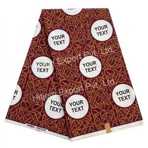 OEM Nigeria Twill African Wax Print Fabric 100 Cotton Boys Clothing Bags Home Textile Bulk Manufacturing Service Provider Hitjem - Product Image 3