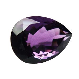Coupe à facettes en forme de poire améthyste violette pierre précieuse en vrac commande en gros de qualité supérieure pierre de fabrication de bijoux faite à la main OEM - Product Image 2