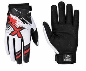 ถุงมือมอเตอร์ครอสแบบเต็มนิ้วสั่งทำพิเศษ ถุงมือปั่นจักรยานเสือภูเขา BMX สำหรับแข่งขัน ระบายอากาศได้ดี กันลื่น รองรับหน้าจอสัมผัส ผู้ผลิต OEM ODM - Product Image 1