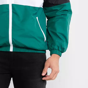 Veste coupe-vent pour homme, légère, imperméable, pour la course à pied, sport, fabrication sur mesure en gros, respirante, coupe-vent - Product Image 5