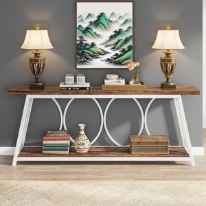 Consolle in Stile Industriale come Tavolino da Divano Dietro il Divano - Product Image 2