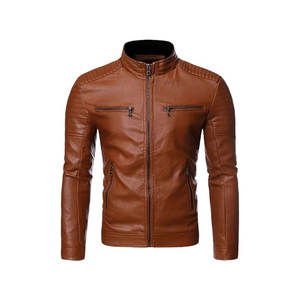 เสื้อแจ็คเก็ตหนังแบบกลับด้านได้สำหรับผู้ชาย ฤดูหนาว ปี 2026 - Product Image 1