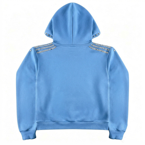 SHH INDUSTRIES Custom Premium Quality Embroidered Zip Hoodie Sweatshirt Full Zip Casual Streetwear Soft Fleece Hoodie For Unisex - Product Image 2