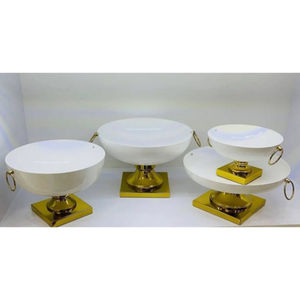 Cuencos de lujo plateados brillantes y pulidos de primera calidad para centros de mesa, para servir alimentos, utensilios de cocina a un precio impresionante - Product Image 4