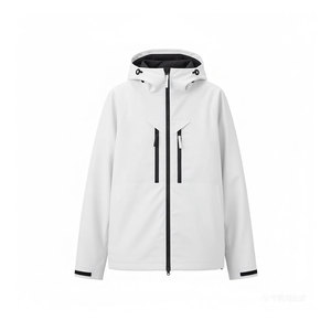 Women's <b>Purple</b> Waterproof <b>Ski</b> <b>Jacket</b> Hooded Zipper Closure 100% Polyester Adult Outdoor Wear - Product Image 5