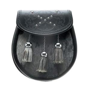 Traditional Semi <b>Dress</b> Sporran Featuring Elegant Chain Detailing With Durable Fastening Perfect Accessories - Product Image 3