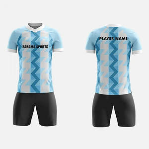 Uniformes de fútbol personalizados de última moda, ropa de entrenamiento de fútbol por sublimación, uniformes de fútbol económicos, conjuntos de fútbol transpirables - Product Image 1