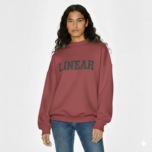 Pull molletonné d'hiver à col montant et épaules tombantes pour femme, coupe oversize, streetwear de haute qualité, personnalisable sur le devant, 100 % coton - Product Image 2
