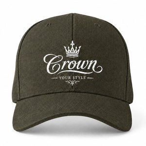 Wholesale <b>Baseball</b> <b>Cap</b> with Custom 3D Embroidery Logo, Street Style Black Cotton Twill 6 Panel, Adjustable Dad Hat OEM Unisex - Product Image 6