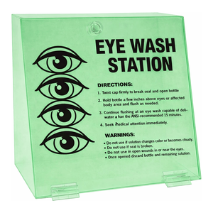 Station de lavage oculaire double bouteille Brady en ABS pour rinçage d'urgence industriel et de laboratoire - Product Image 2