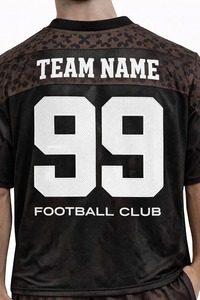 Conjunto de Camiseta y Pantalones Cortos de Fútbol Americano de Alta Calidad, Uniforme Deportivo Transpirable, Ropa de Equipo Personalizada para Entrenamientos y Partidos - Product Image 6