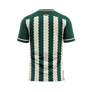 เสื้อเจอร์ซีย์กีฬาผู้ชาย MADE4MATCH ลายพิมพ์ลายทาง แขนสั้น คอกลม ระบายอากาศได้ดี ซับเหงื่อ ป้องกันแบคทีเรีย ผลิตจากโพลีเอสเตอร์ - Product Image 4