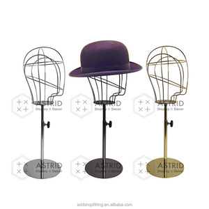 Astrid moda acero Metal cabeza duradera gorra de béisbol sombrero soporte de exhibición para tienda de ropa - Product Image 2