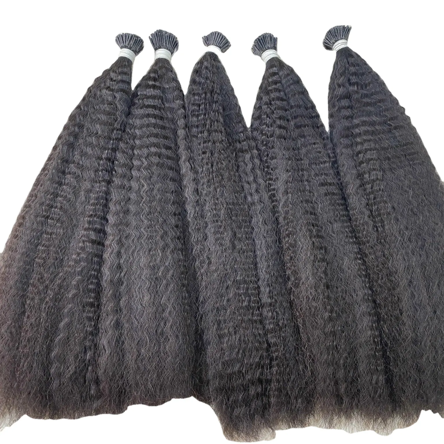 Лидер продаж, пряди курчавых прямых вьетнамских производителей, профессиональные волосы с текстурой, длина от производителя, высокое качество, наращивание волос