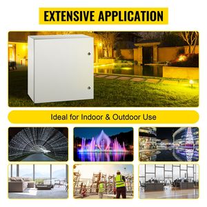 Contenitore Elettrico in Metallo NEMA 4X 24x24x12 IP66 Resistente ad Acqua e Polvere per Uso Esterno e Interno - Product Image 6