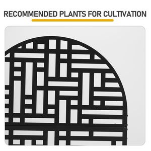 Fioriera da Giardino in Metallo Alta 70 Pollici con Traliccio per Piante Rampicanti e Ortaggi, Recinzione e Cancello - Product Image 5