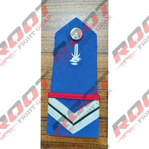 High Quality Customized Blue Cote D'Ivoire <b>Sew</b>-On Embroidered Beads Safety <b>Pin</b> Epaulet Shoulder Badge - Product Image 4