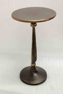 Escritorio de aluminio para computadora, sala de estar de lujo, diseño moderno nórdico, mesa de centro lateral barata - Product Image 4