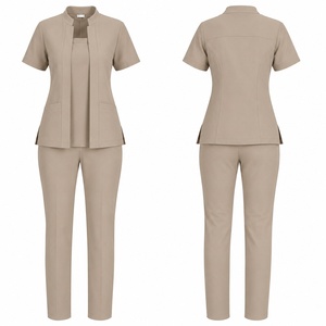 Premium Medical <b>Scrub</b> Uniform Women Healthcare Worker Nursing Suit Hospital Clinic Workwear <b>Scrub</b> <b>Set</b> Supplier - Product Image 1