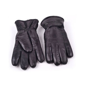 Guantes elegantes de cuero genuino con acabado suave, agarre cómodo y forro interior cálido para conducir y actividades al aire libre. - Product Image 2