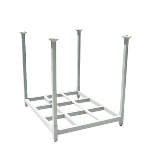 Étagère et support empilables pour entrepôt Étagère empilable portable Étagère de rangement polyvalente et résistante Équipement d'entrepôt Palette en acier - Product Image 2