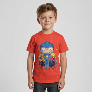 T-shirt en coton pour garçons de 2 à 6 ans, doux, confortable, décontracté, avec personnalisation OEM ODM - Product Image 3