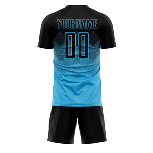 Conjuntos de Camisetas y Pantalones Cortos de Fútbol Transpirables de Alta Calidad con Cintura Elástica, Diseño Unisex, Servicio OEM para Partidos Competitivos - Product Image 5