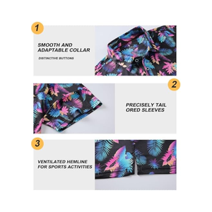 Camiseta Polo de Manga Corta para Hombre, de Secado Rápido, Estilo Casual, Precio al por Mayor, Personalizable - Product Image 3