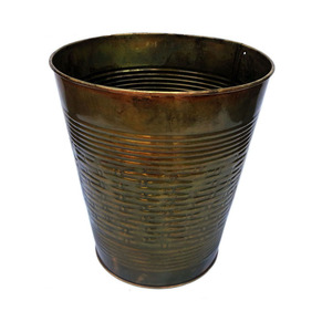 Stylish Chrome Coated Iron Waste <b>Bin</b> for Home Office Bathroom and <b>Bedroom</b> Decor - Product Image 2