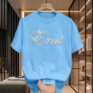 Camisetas de Alta Gama 100% Algodón para Hombre, Impresión DTF Personalizada, Suaves y Cómodas, Estilo Diseñador, Camiseta Casual al por Mayor - Product Image 5