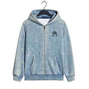 Sudadera con Capucha y Cierre de Cremallera para Hombre GYM ACTIVE, Corte Regular, Informal, de Algodón French Terry, Manga Larga, con Bolsillos, para Otoño - Product Image 1