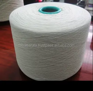 길쌈하고 뜨개질을 하기를 위한 폴리에스테 면 재생 재생된 재생된 무제한 대출 제공 털실