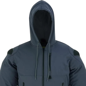 Vêtements de sport pour hommes, sweat à capuche en Kevlar pour moto, respirant et coupe-vent avec doublure en polaire, sweat à capuche en Kevlar grande taille - Product Image 3