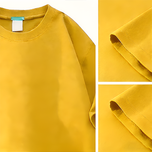 เสื้อยืดผู้ชายทรงโอเวอร์ไซส์ ผ้าคอตตอน 100% เนื้อหนัก ตัดต่อผ้าแบบ Splice น้ำหนัก 260 กรัม พิมพ์ลาย DTG สไตล์ลำลอง สตรีทแวร์ ลุคฟอกสี เสื้อยืดเปล่า - Product Image 3