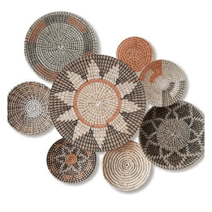 Decoración de pared estilo bohemio de hierba marina, diseñada con material de hierba marina trenzada para decoración de pared y estilo bohemio, hecha en Vietnam. - Product Image 4